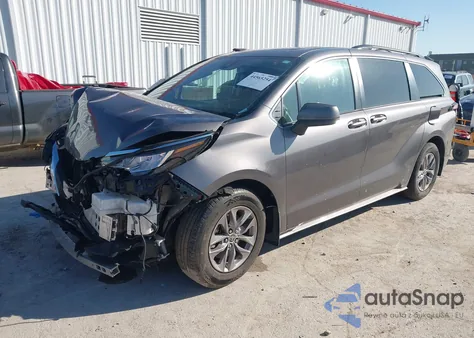 2021 Toyota Sienna Le из США, поврежденный, VIN 5TDBSKFCXMS030769
